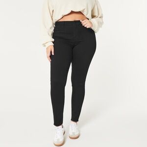 High Rise black Jean legging